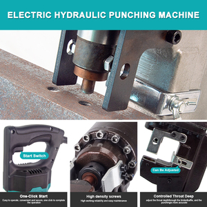 Mesin Pembuat Lubang Logam Hidrolik MHP-22S dengan Cetakan Pembuat Lubang - Product Image 6