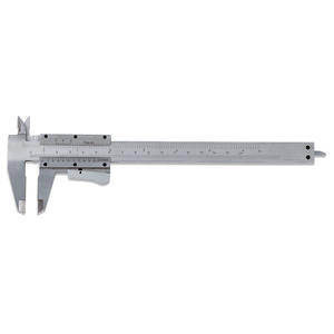 Fervi Metric Stainless Steel Satin Caliper 150mm <b>Precision</b> Measuring <b>Tool</b> for Metalwork - Product Image 1