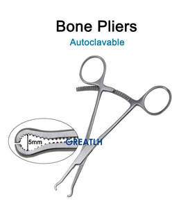 คีมคีบกระดูกสแตนเลสสำหรับศัลยกรรมกระดูก - Product Image 2