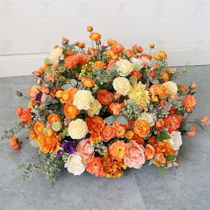 Belofte Klassieke Kunstmatige Bloemenbal Rode Roos Hortensia Boeket Voor Evenementen Decoratie - Product Image 1