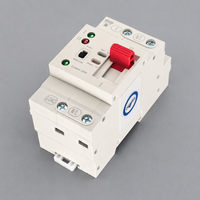 Saklar Transfer Otomatis AC 220V 2P PC ATS 63A 50Hz Pemasangan Rel DIN Saklar Pengalih Daya Ganda untuk Panel Surya