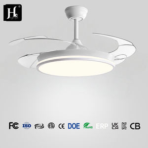 Ventilador de Techo LED Moderno de 42 Pulgadas con Luz y Control Remoto, Lámparas de Techo Invisibles para Interiores, para Dormitorio - Product Image 6