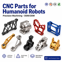 Composants robotiques personnalisés en acier inoxydable avec finition passivée, filetages fins et dimensions précises, pièces usinées CNC