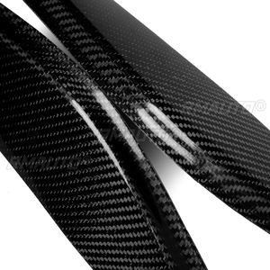 1 par de cubiertas de fibra de carbono real para faros delanteros de coche, para Ford Fiesta MK6 2002 2003 2004 2005, accesorios para coche - Product Image 4