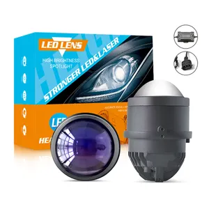 공장 가격 led 안개/운전 등 3 색 X5 3.0 인치 바이 led 프로젝터 렌즈 안개 램프 12v 12000lm 자동차 안개 헤드 램프