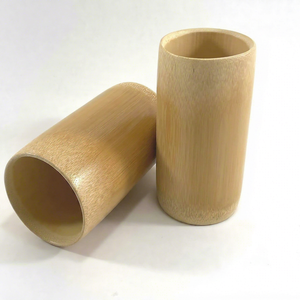 Vaso de Bambú de Diseño Minimalista, Ecológico, 300 ml de Volumen, Hecho a Mano y Personalizado - Product Image 1