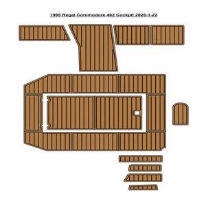 1995 <span class=keywords><strong>re</strong></span>-Gal commodore 402ห้องนักบินแผ่นโฟม EVA แผ่นไม้สักพื้นเสื่อปูพื้นสไตล์ marinemat gatorstep มีกาวในตัว - Product Image 1