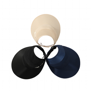 Venta al por mayor a prueba de viento cuerda viaje <span class=keywords><strong>visera</strong></span> gorras verano mujeres sol protección UV sombrero de <span class=keywords><strong>playa</strong></span> - Product Image 4