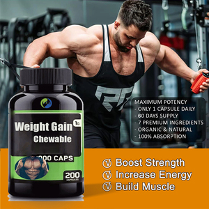 OEM aumento di peso integratore per gli uomini e le donne migliorare la densità ossea supporto immunitario rapido aumento di peso pillole masticabili compresse - Product Image 3