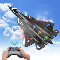 Avion RC Lehoo Toys SU57 en mousse EPP, modèle volant télécommandé 2.4G avec application, lumières et chargeur inclus