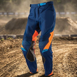 Pantalones de Motocross MX Personalizados Azules Transpirables de Secado Rápido Anti-UV Tallas Grandes Cuatro Estaciones % Poliéster Ropa Deportiva para Motocicleta y Automóvil - Product Image 2