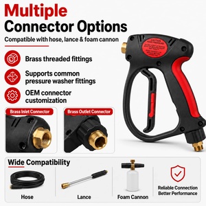 Pistolet de lavage à pression commercial MV925 avec options de buses à connexion rapide, personnalisation de la <span class=keywords><strong>lance</strong></span> et raccord pivotant 3/8 - Product Image 4