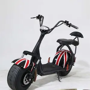 2 roues 1000w/2000w/3000w/4000w 60v haute vitesse 25-60 km/h gros pneu cyclomoteur électrique scooter citycoco chopper bike