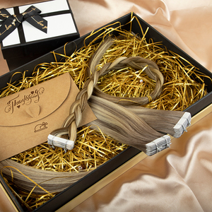 ราคาขายส่ง LeShine ผมต่อแบบเทป 100% ผมแท้ชนิด Double Drawn Remy - Product Image 2