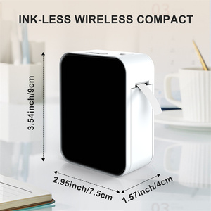 <b>Portable</b> <b>Mini</b> P15 Thermal Label <b>Printer</b> Name Tag Price Note Time Print Wireless Bluetooth Maker for iOS and Android - Product Image 2