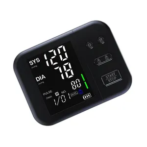 Vente chaude 2023 corps givré Led affichage type-c Charge voix bp moniteur automatique moniteur de pression artérielle