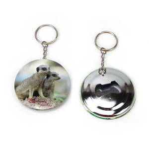 Llavero abridor de botellas magnético personalizado de 58 mm con botón redondo cuadrado, insignia de hojalata, abridor de botellas magnético - Product Image 3