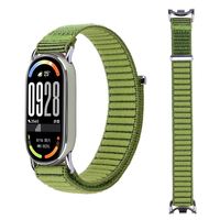 Nylon bandje voor Xiaomi Band 10, verstelbaar, modieus, van stof, geschikt voor Mi Band 9 en Band 8 armband.