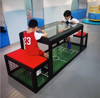 Table de jeu de football pour 2 joueurs, à poser sous la table, machine de sport interactive pour jouer au football, jeux événementiels pour l'intérieur