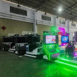 43-inch ba màn hình đua xe công nghệ cao tương tác đồng tiền hoạt động Arcade chuyên nghiệp đua xe cạnh tranh cho nền tảng trò chơi tốc độ - Product Image 3