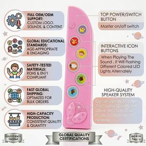 <span class=keywords><strong>Libro</strong></span> <span class=keywords><strong>de</strong></span> <span class=keywords><strong>Cuentos</strong></span> Interactivo con Sonidos y Audio <span class=keywords><strong>para</strong></span> Bebés, con 6 Botones y Módulo <span class=keywords><strong>de</strong></span> Voz Educativo <span class=keywords><strong>para</strong></span> el Aprendizaje Temprano <span class=keywords><strong>de</strong></span> Niños Pequeños - Product Image 2