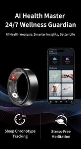 SHR Health Care Ring Smart AI Análisis Ritmo cardíaco Actividad del sueño Multideportes Fitness Tracker Smart APP Anillo Inteligente 2026 - Product Image 4