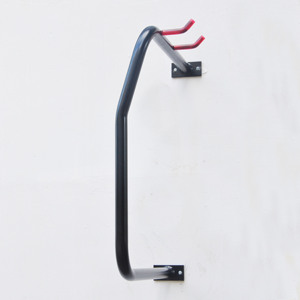 Porte-vélo vertical suspendu au mur support mural peu encombrant pour la maison et le garage support de vélo durable pour un stockage sécurisé - Product Image 6