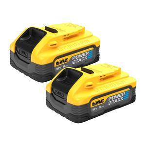 Pack de batteries DeWalt Power Stack 18V 5Ah pour outils sans fil - Product Image 1
