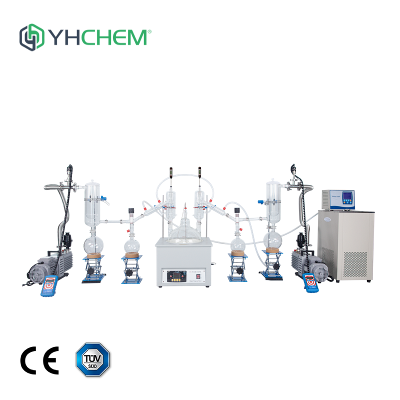 Vide poussé de Distillation de Chemin Court 5L pour Transformation du Chanvre