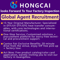 Hongcai transferts Dtf personnalisés impression de haute qualité directement sur Film impression par transfert de chaleur conception fer sur décalcomanies pour sweats à capuche