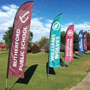 Best Factory Price 13ft Flag 4meter Feather Flags, Cheap Flags and Banners
