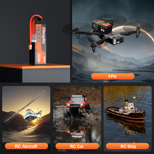 EP 6S1P 4s 3s LipoバッテリーXT60/Deans 4000mAh 60C 22.2V RC Li-ion <span class=keywords><strong>3</strong></span>.7v Li-Polymer FPVバッテリーRCボートカートラック用高レート - Product Image 4