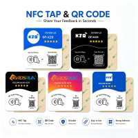 Échantillon Gratuit : Plaque en Acrylique PVC Époxy pour Avis Google, Menu NFC, Réseaux Sociaux, Autocollant pour Avis Google