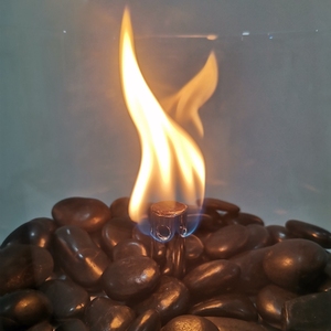 CE ha certificato il Mini falò portatile del <span class=keywords><strong>Gas</strong></span> del tavolo piccolo camino della lanterna di <span class=keywords><strong>Gas</strong></span> con la copertura di vetro per uso interno ed esterno - Product Image 2