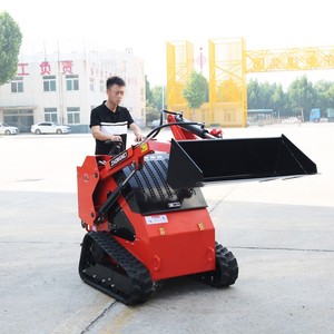 Mini Kompakt lader Diesel 500kg 400kg Kapazität Kostenloser Versand Günstiger Preis Crawler Radlader Kern Motor pumpe Komponenten - Product Image 2
