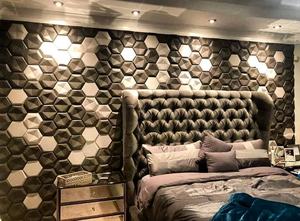 Pegatina de Pared 3D Escandinava de Resina, Decoración de Pared Impermeable, Arte Abstracto para Pared - Product Image 3