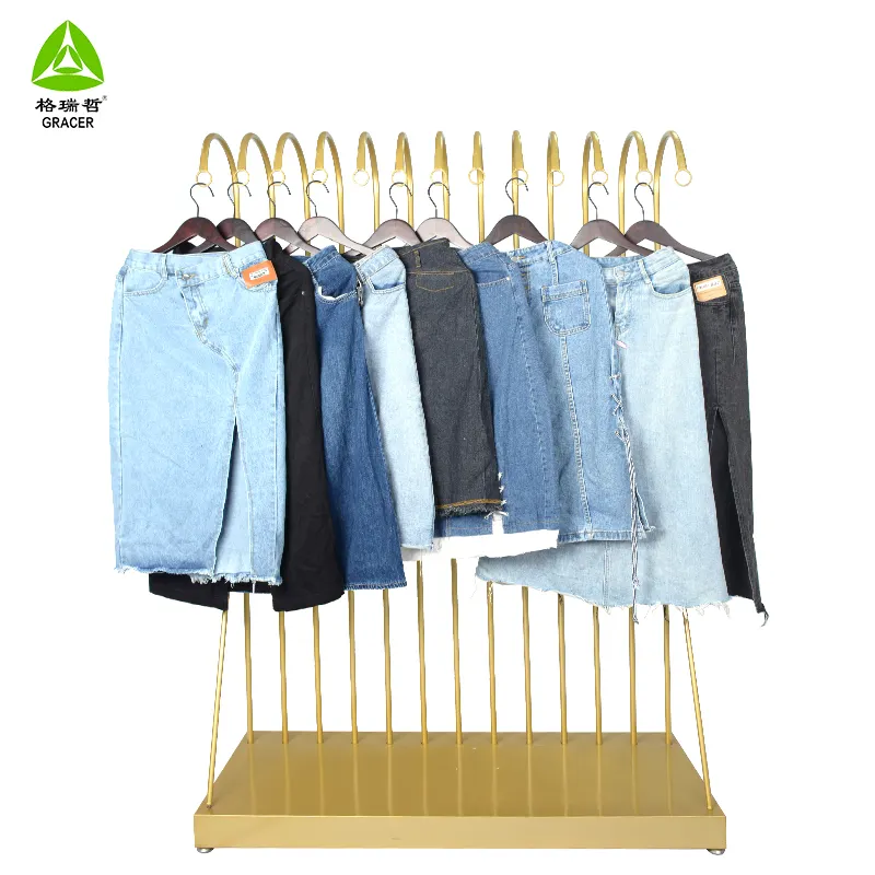 Gebruikte Geïmporteerde Kleding Dames Jeans Rok In Balen Tweedehands Kleding Australia Zomer Voor Vrouwen Volwassenen Ondersteuning Kleding 45Kg