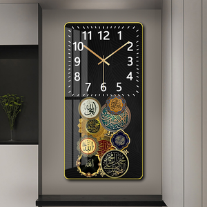 Thiết Kế Mới Ánh Sáng Sang Trọng Chủ Đề Pha Lê Sứ Sơn Đồng Hồ Treo Tường Tường Nghệ Thuật Trang Trí Nội Thất Đồng Hồ Treo Tường - Product Image 3