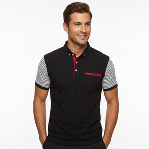 Camiseta Polo para Hombre con Logotipo Personalizado de Fábrica Directa, Transpirable, de Color Sólido, Premium, al por Mayor, Fabricante OEM - Product Image 5