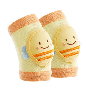 Rodilleras de cristal para bebé de octubre, con forma de abeja, de spandex y nailon, para protección al gatear y caminar, de 0 a 1 año - Product Image 1