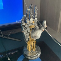 Support de manette de jeu Cyberpunk, main mécanique moulée par injection, support de bureau, décoration artistique pour la maison