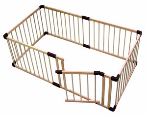 Parc de jeux en bois pour enfants avec <span class=keywords><strong>porte</strong></span>, vente directe usine, centre de jeu sécurisé pour bébés - Product Image 2