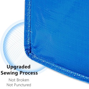 Bán buôn Thêm lớn nhiệm vụ nặng nề PP dệt lưu trữ túi với dây kéo cho quần áo di chuyển và tổ chức nhà - Product Image 4