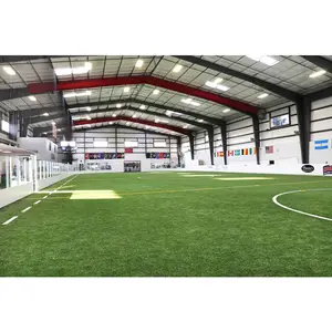 Kapalı futbol tesisi/çelik basketbol çelik spor salonu binası prefabrik açık açıklıklı spor salonları Florida