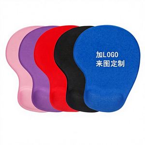 Alfombrilla de Ratón Ergonómica de Silicona con Reposamuñecas, Antideslizante, de Color Sólido, para Oficina, Computadora y Juegos - Product Image 2