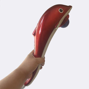 Impastare posteriore della spalla del piede del collo testa tenuto in mano elettrico delfino indietro massaggiatore - Product Image 5