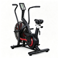 Vélo d'air avec guidon à double action et écran LCD pour un entraînement HIIT complet à domicile ou en salle de sport