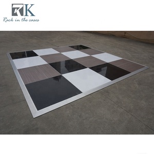 Accessoires de piste de danse de bord en aluminium contreplaqué de forme personnalisée pour les événements - Product Image 4