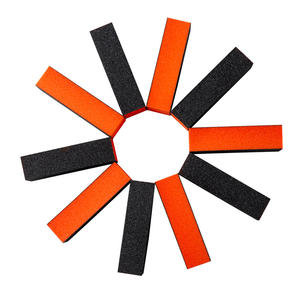 Lot de limes à ongles, 10 pièces, 4 voies, brillantes, bloc de ponçage, en papier de verre, pour vernis acrylique, manucure, Nail Art - Product Image 6