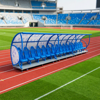 Bancs de Reserves Mobiles VIP pour Football, Abri pour Équipe, Banc de Substituts pour Club de Football, Stade EPY-VIP8